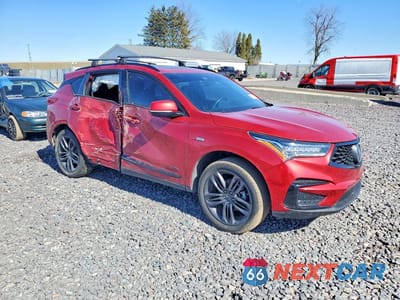 Czwarte zdjęcie samochodu z boku: 2019 ACURA RDX A-SPEC VIN:5J8TC2H68KL013185 - miniatura