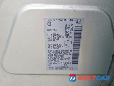 Zdjęcie 13 z 13 samochodu: 2024 NISSAN PATHFINDER SL VIN:5N1DR3CA7RC204525 - miniatura