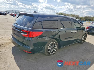 Trzecie zdjęcie samochodu z tyłu: 2022 HONDA ODYSSEY EXL VIN:5FNRL6H77NB010214 - miniatura