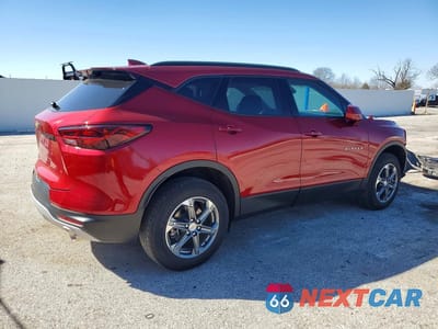 Trzecie zdjęcie samochodu z tyłu: 2023 CHEVROLET BLAZER 2LT VIN:3GNKBCR43PS219507 - miniatura