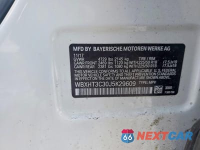 Zdjęcie 13 z 13 samochodu: 2018 BMW X1 XDRIVE28I VIN:WBXHT3C30J5K29609 - miniatura