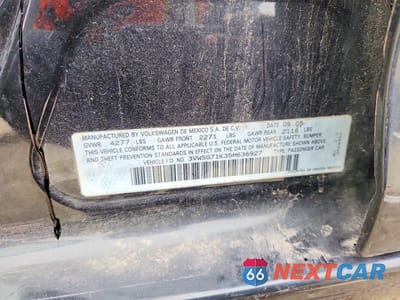 Zdjęcie 13 z 13 samochodu: 2005 VOLKSWAGEN NEW JETTA 2.5L OPTION PACKAGE 1 VIN:3VWSG71K35M636927 - miniatura