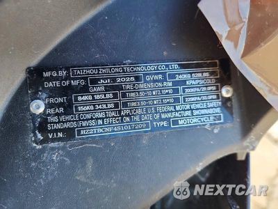 Zdjęcie 9 z 9 samochodu: 2025 ZHILONG ST VIN:HZ2TBCNF4S1017209 - miniatura