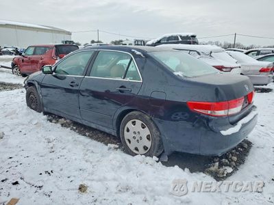 Drugie zdjęcie samochodu z przodu: 2004 HONDA ACCORD LX VIN:1HGCM663X4A072413 - miniatura