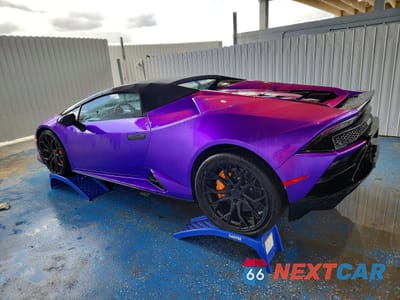 Drugie zdjęcie samochodu z przodu: 2020 LAMBORGHINI HURACAN EVO VIN:ZHWUT4ZF6LLA13825 - miniatura