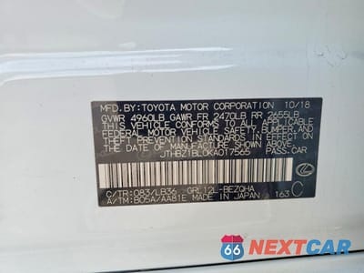 Zdjęcie 12 z 13 samochodu: 2019 LEXUS GS 350 BASE VIN:JTHBZ1BL0KA017565 - miniatura