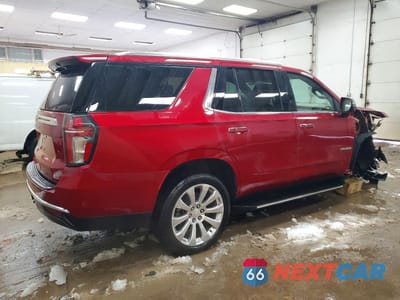 Trzecie zdjęcie samochodu z tyłu: 2023 CHEVROLET TAHOE K1500 PREMIER VIN:1GNSKSKT2PR554594 - miniatura