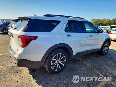 Trzecie zdjęcie samochodu z tyłu: 2021 FORD EXPLORER ST VIN:1FM5K8GCXMGA40884 - miniatura
