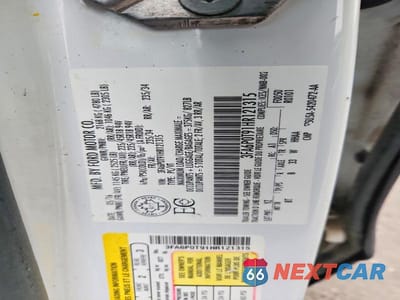 Zdjęcie 12 z 12 samochodu: 2017 FORD FUSION SE VIN:3FA6P0T91HR121315 - miniatura
