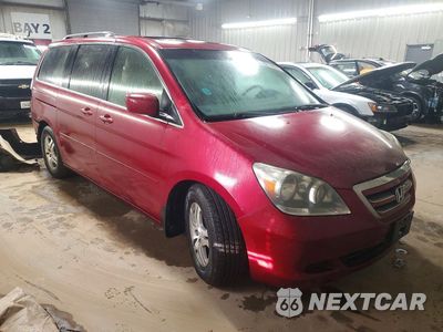 Czwarte zdjęcie samochodu z boku: 2005 HONDA ODYSSEY EXL VIN:5FNRL38765B035457 - miniatura