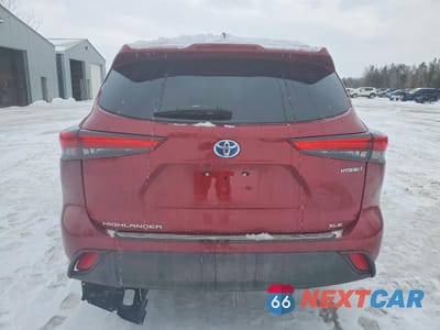 Zdjęcie 6 z 12 samochodu: 2022 TOYOTA HIGHLANDER HYBRID XLE VIN:5TDGBRCH4NS560512 - miniatura