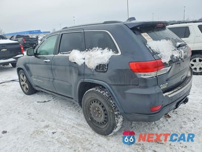 Drugie zdjęcie samochodu z przodu: 2014 JEEP GRAND CHEROKEE OVERLAND VIN:1C4RJFCG6EC181367 - miniatura