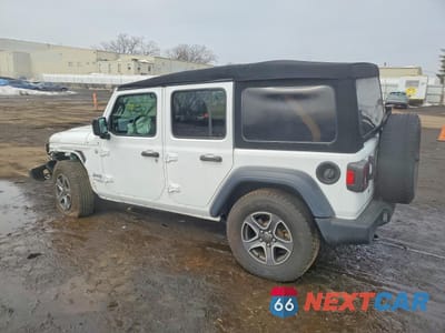 Drugie zdjęcie samochodu z przodu: 2019 JEEP WRANGLER UNLIMITED SPORT VIN:1C4HJXDG6KW679532 - miniatura