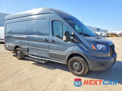Czwarte zdjęcie samochodu z boku: 2021 FORD TRANSIT T-250 VIN:1FTBR3X85MKA46557 - miniatura