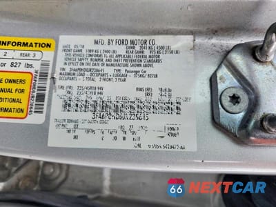 Zdjęcie 13 z 13 samochodu: 2018 FORD FUSION SE VIN:3FA6P0HD0JR238645 - miniatura