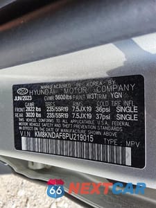 Zdjęcie 14 z 14 samochodu: 2023 HYUNDAI IONIQ 5 SEL VIN:KM8KNDAF6PU219015 - miniatura