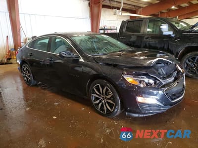 Czwarte zdjęcie samochodu z boku: 2021 CHEVROLET MALIBU RS VIN:1G1ZG5ST4MF054291 - miniatura