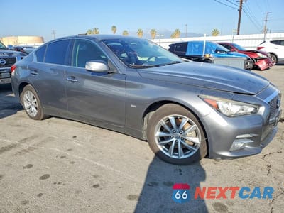 Czwarte zdjęcie samochodu z boku: 2016 INFINITI Q50 BASE VIN:JN1CV7AP8GM202187 - miniatura