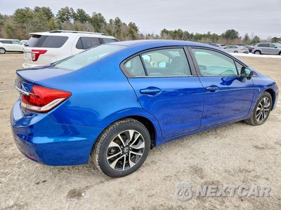Trzecie zdjęcie samochodu z tyłu: 2015 HONDA CIVIC EX VIN:19XFB2F83FE255044 - miniatura