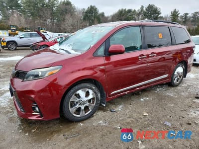 2019 TOYOTA SIENNA SE 7-PASSENGER 5TDEZ3DC6KS210927 - główne zdjęcie licytacji z USA - miniatura