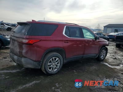 Trzecie zdjęcie samochodu z tyłu: 2018 CHEVROLET TRAVERSE LT VIN:1GNERGKW6JJ214886 - miniatura