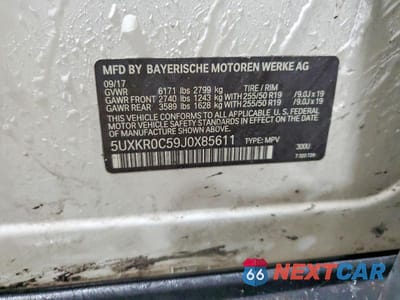 Zdjęcie 12 z 12 samochodu: 2018 BMW X5 XDRIVE35I VIN:5UXKR0C59J0X85611 - miniatura