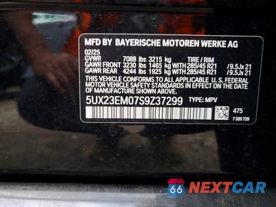 Zdjęcie 14 z 14 samochodu: 2025 BMW X7 XDRIVE40I VIN:5UX23EM07S9Z37299 - miniatura