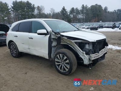 Czwarte zdjęcie samochodu z boku: 2016 ACURA MDX TECHNOLOGY VIN:5FRYD4H47GB014512 - miniatura