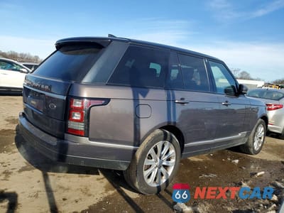 Trzecie zdjęcie samochodu z tyłu: 2017 LAND ROVER RANGE ROVER HSE VIN:SALGS2FV4HA327684 - miniatura