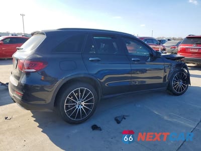 Trzecie zdjęcie samochodu z tyłu: 2022 MERCEDES-BENZ GLC 300 VIN:W1N0G8DB6NV350600 - miniatura