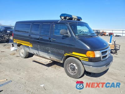 Czwarte zdjęcie samochodu z boku: 2002 DODG RAM WAGON DELIVERY VAN VIN:2B5WB25Z82K118881 - miniatura