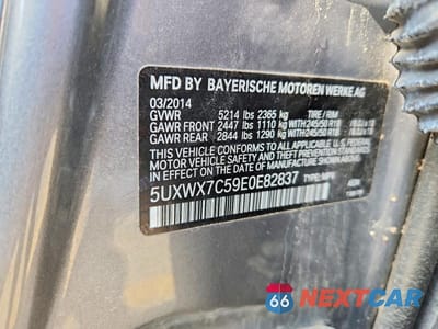 Zdjęcie 13 z 13 samochodu: 2014 BMW X3 XDRIVE35I VIN:5UXWX7C59E0E82837 - miniatura