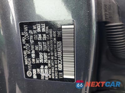 Zdjęcie 13 z 13 samochodu: 2021 HYUNDAI KONA SEL VIN:KM8K2CAA0MU662926 - miniatura