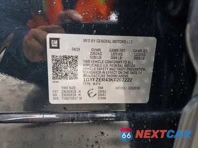 Zdjęcie 14 z 14 samochodu: 2019 CADILLAC XT4 SPORT VIN:1GYFZER43KF207222 - miniatura