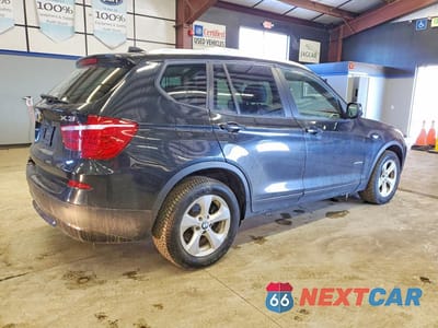 Trzecie zdjęcie samochodu z tyłu: 2012 BMW X3 XDRIVE28I VIN:5UXWX5C50CL720345 - miniatura