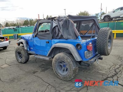 Drugie zdjęcie samochodu z przodu: 1999 JEEP WRANGLER / TJ SE VIN:1J4FY29P2XP481430 - miniatura