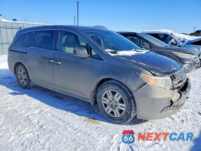 Czwarte zdjęcie samochodu z boku: 2013 HONDA ODYSSEY EXL VIN:5FNRL5H60DB501174 - miniatura