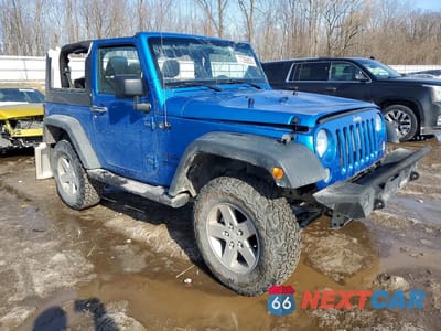 Czwarte zdjęcie samochodu z boku: 2016 JEEP WRANGLER SPORT VIN:1C4AJWAG3GL300656 - miniatura