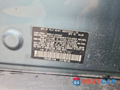 Zdjęcie 14 z 14 samochodu: 2009 SUBARU FORESTER 2.5X VIN:JF2SH61649H742392 - miniatura