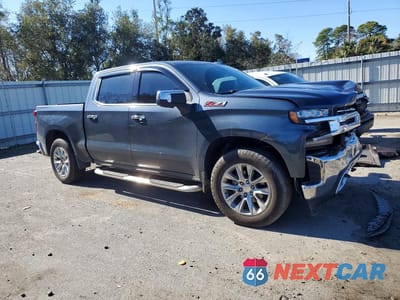 Czwarte zdjęcie samochodu z boku: 2021 CHEVROLET SILVERADO K1500 LTZ VIN:1GCUYGEL1MZ362586 - miniatura