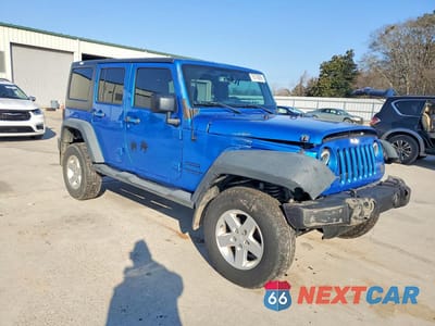 Czwarte zdjęcie samochodu z boku: 2015 JEEP WRANGLER UNLIMITED SPORT VIN:1C4BJWDG2FL635115 - miniatura