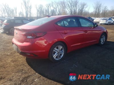 Trzecie zdjęcie samochodu z tyłu: 2020 HYUNDAI ELANTRA SEL VIN:5NPD84LF3LH568879 - miniatura