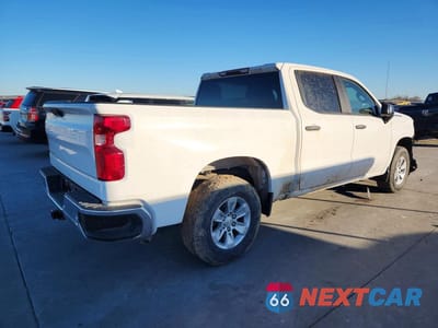 Trzecie zdjęcie samochodu z tyłu: 2023 CHEVROLET SILVERADO C1500 VIN:2GCPAAED7P1148559 - miniatura