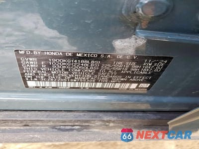 Zdjęcie 13 z 13 samochodu: 2025 HONDA HR-V SPORT VIN:3CZRZ2H51SM755306 - miniatura