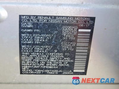 Zdjęcie 13 z 13 samochodu: 2017 NISSAN ROGUE S VIN:KNMAT2MT7HP616244 - miniatura