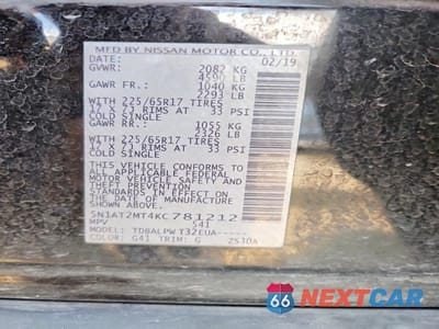 Zdjęcie 13 z 13 samochodu: 2019 NISSAN ROGUE S VIN:5N1AT2MT4KC781212 - miniatura
