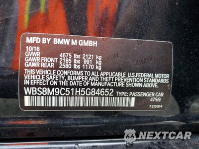 Zdjęcie 12 z 13 samochodu: 2017 BMW M3 VIN:WBS8M9C51H5G84652 - miniatura