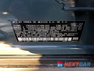 Zdjęcie 13 z 13 samochodu: 2025 HONDA HR-V SPORT VIN:3CZRZ2H5XSM734843 - miniatura