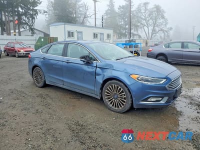 Czwarte zdjęcie samochodu z boku: 2018 FORD FUSION TITANIUM VIN:3FA6P0D97JR206700 - miniatura