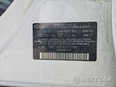 Zdjęcie 13 z 13 samochodu: 2016 HYUNDAI SONATA VIN:5NPE34AF8GH313186 - miniatura